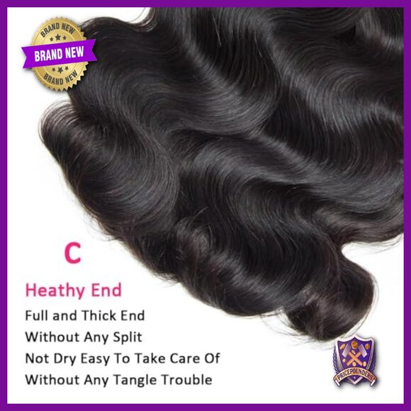 100% Brazilian Virgin Human Hair Extensions Body Wave 20-24 Inch Bundles main image 2